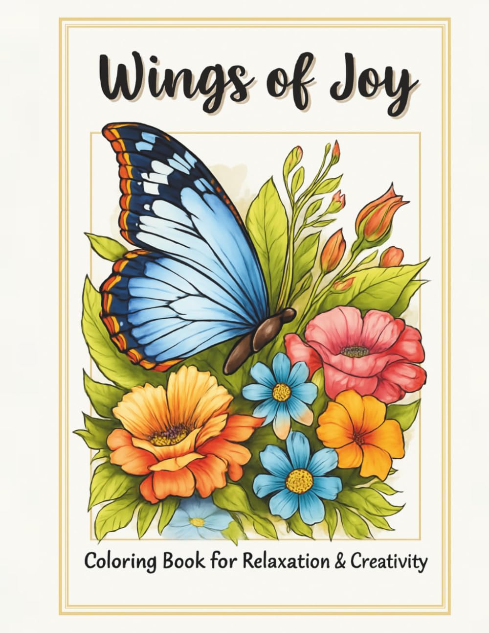 Wings of Joy: Colouring Book for Relaxation and Creativity