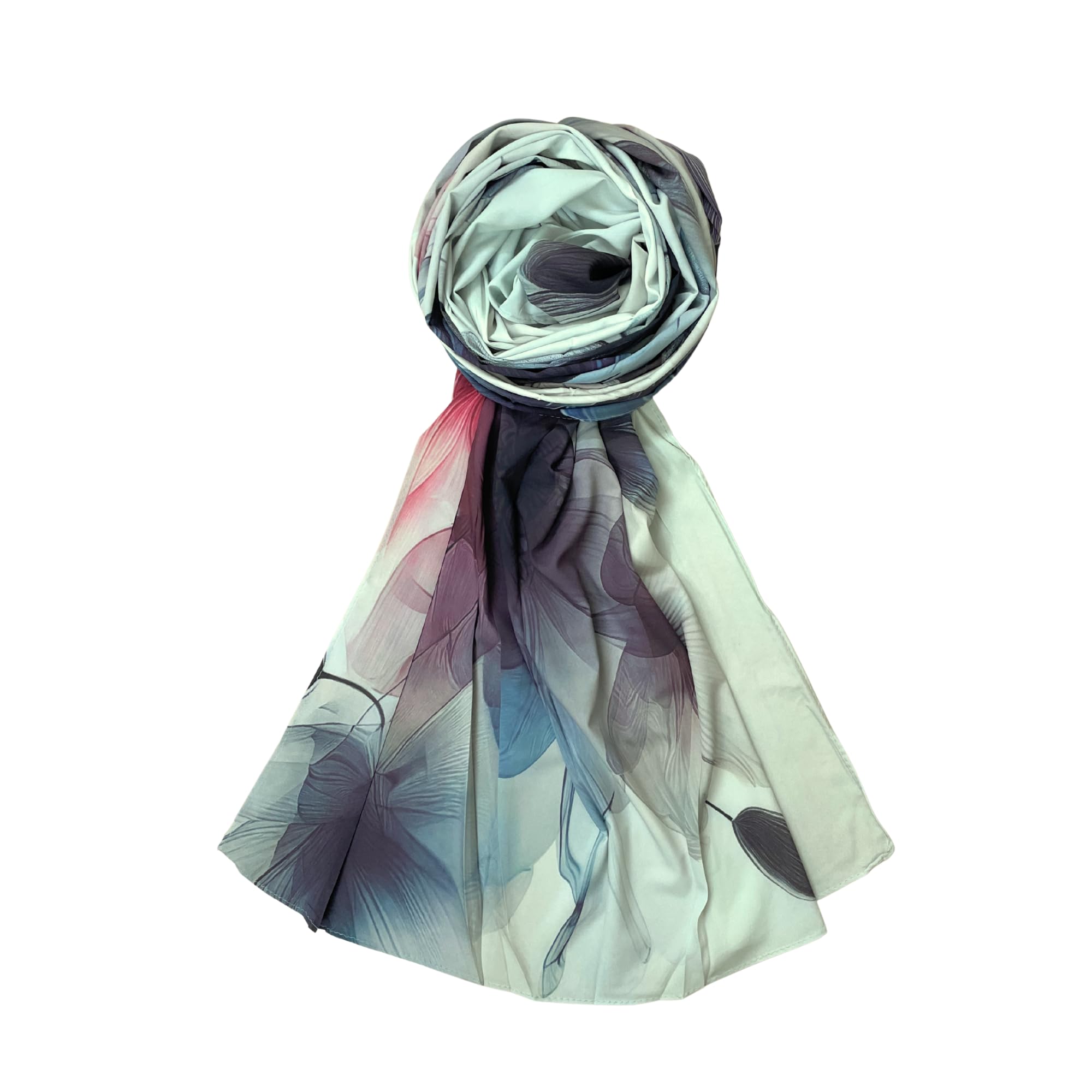 Swiss Butter Cotton Scarf for Women, Stylish Digital Print Stole-image-1