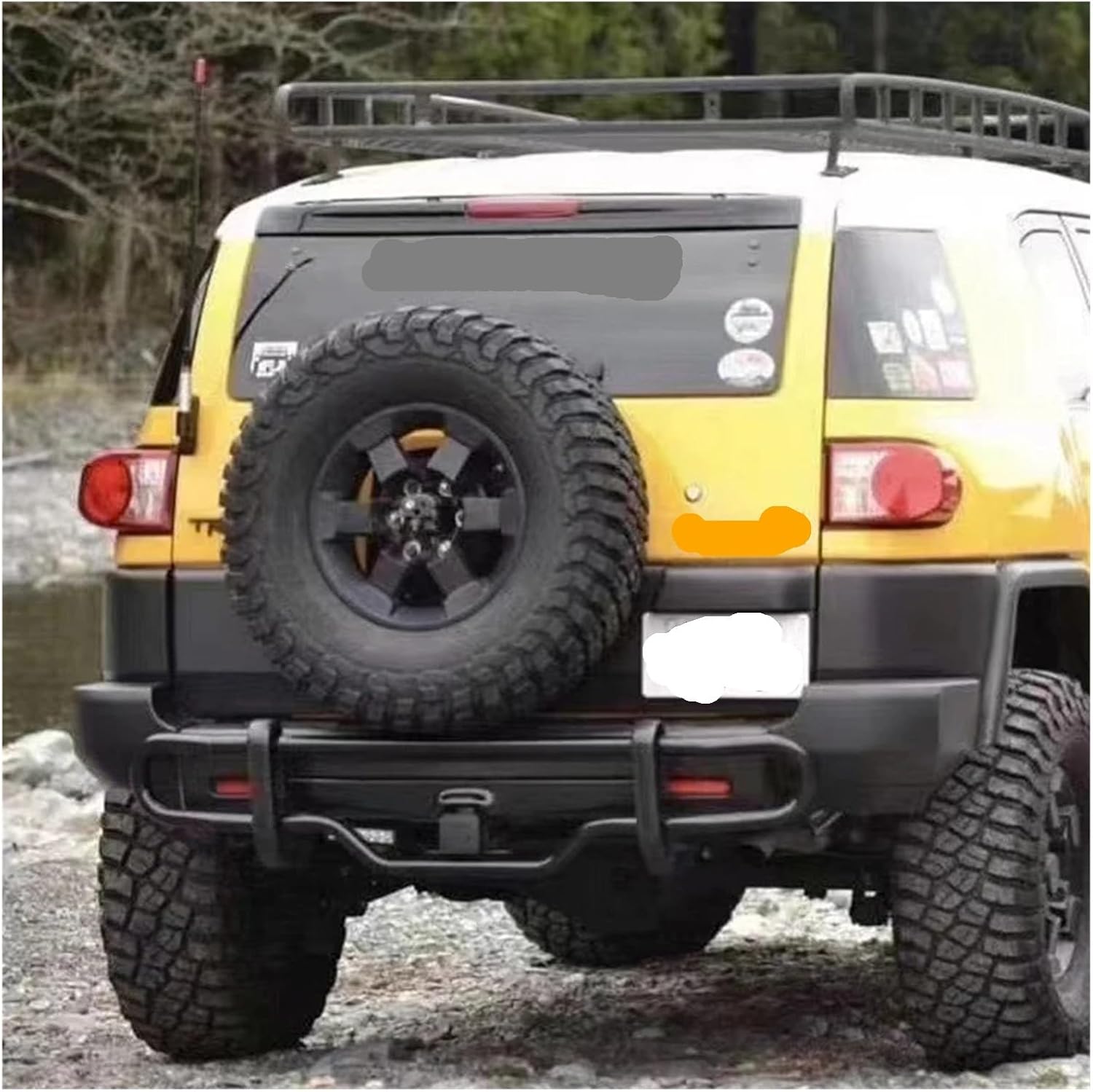 Rear bumper Compatible for Toyota FJ Cruiser Cover Style Small Rear Bumper Modification FJ Cruiser Bumper Accessories