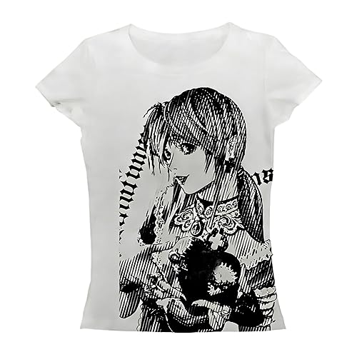 Graphic Tees Y2k Baby Tee Teens 2000s Vintage T Shirts