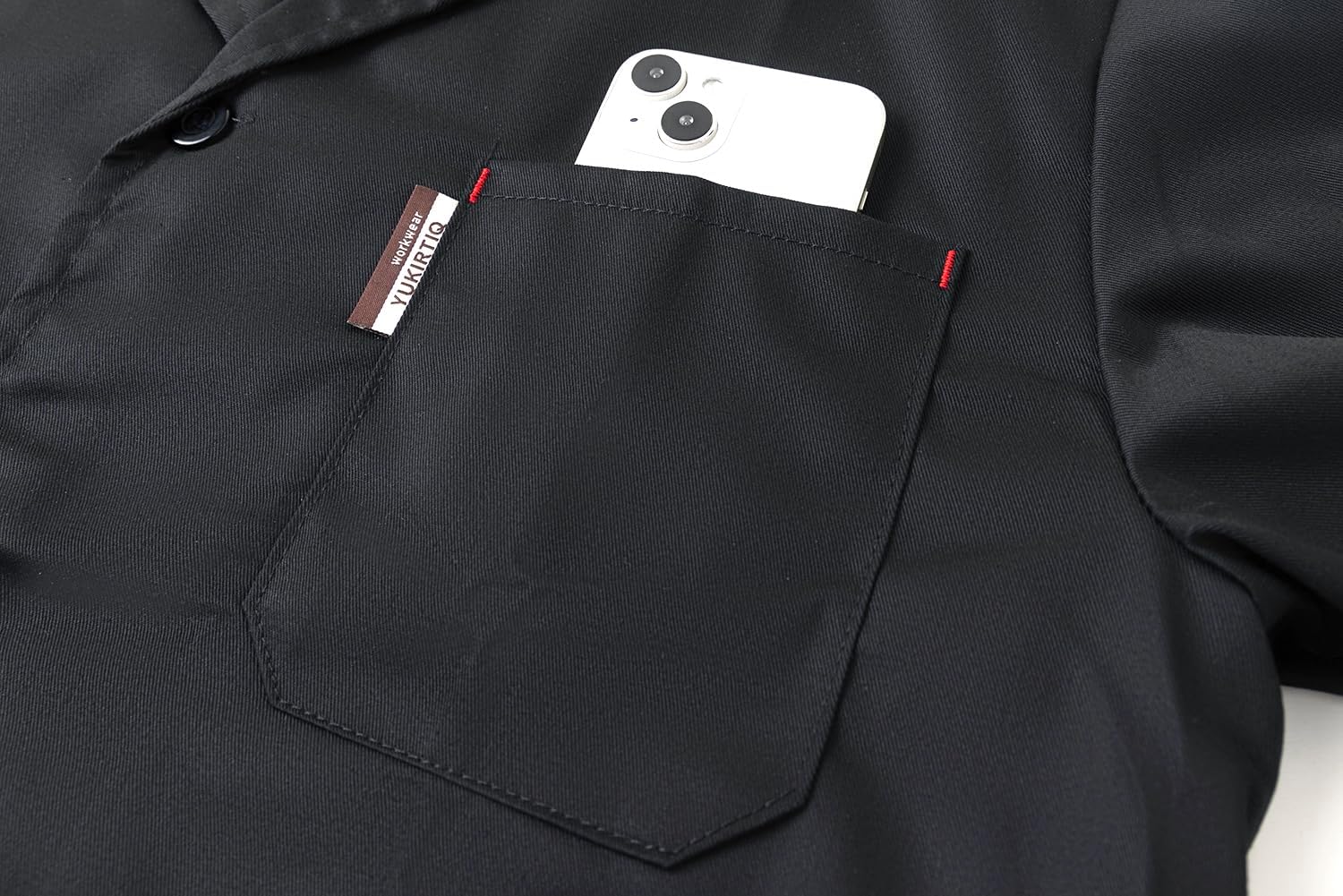 Lab Coat for Men Long Sleeve Mechanics Coats Garage Work Coat DIY Workshop Laboratory Jacket - Image 4