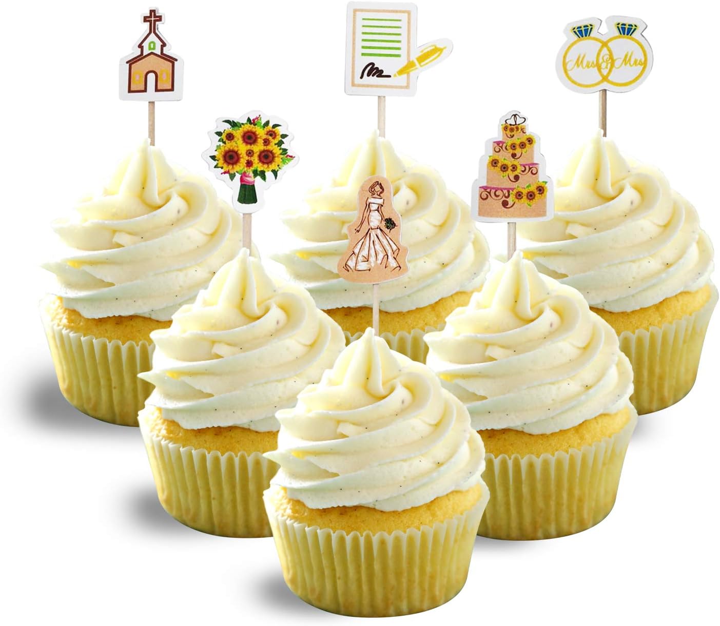 Wedding Decor Cupcake Topper Wedding Decor Cupcake Topper