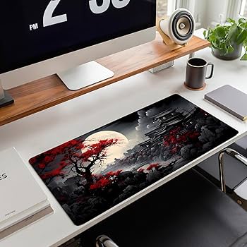 Amazon.co.jp: Riverside フルムーンデスクマット 日本デスク