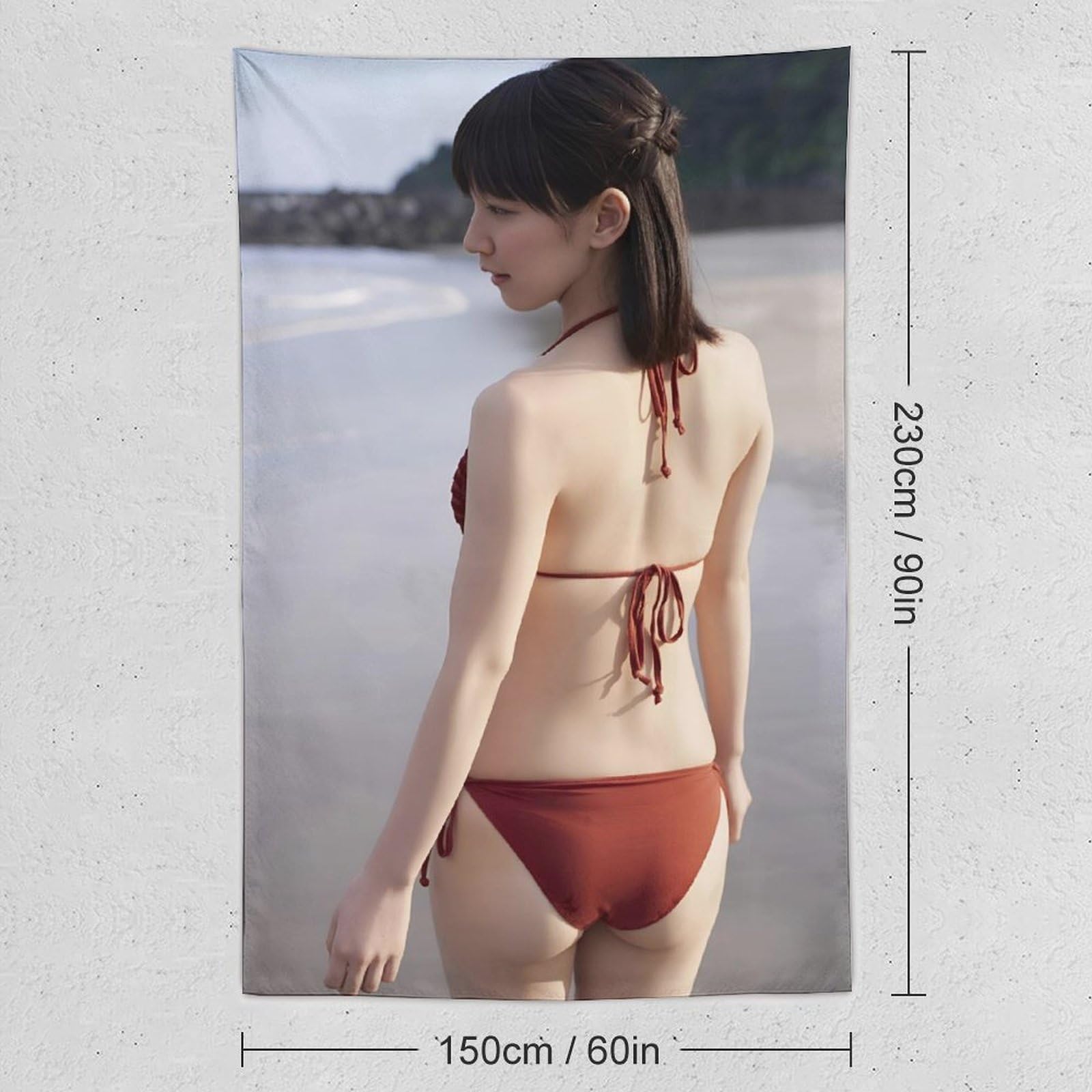 Amazon.co.jp: 吉岡里帆 ビキニ 写真 ポスター (3) タペストリー