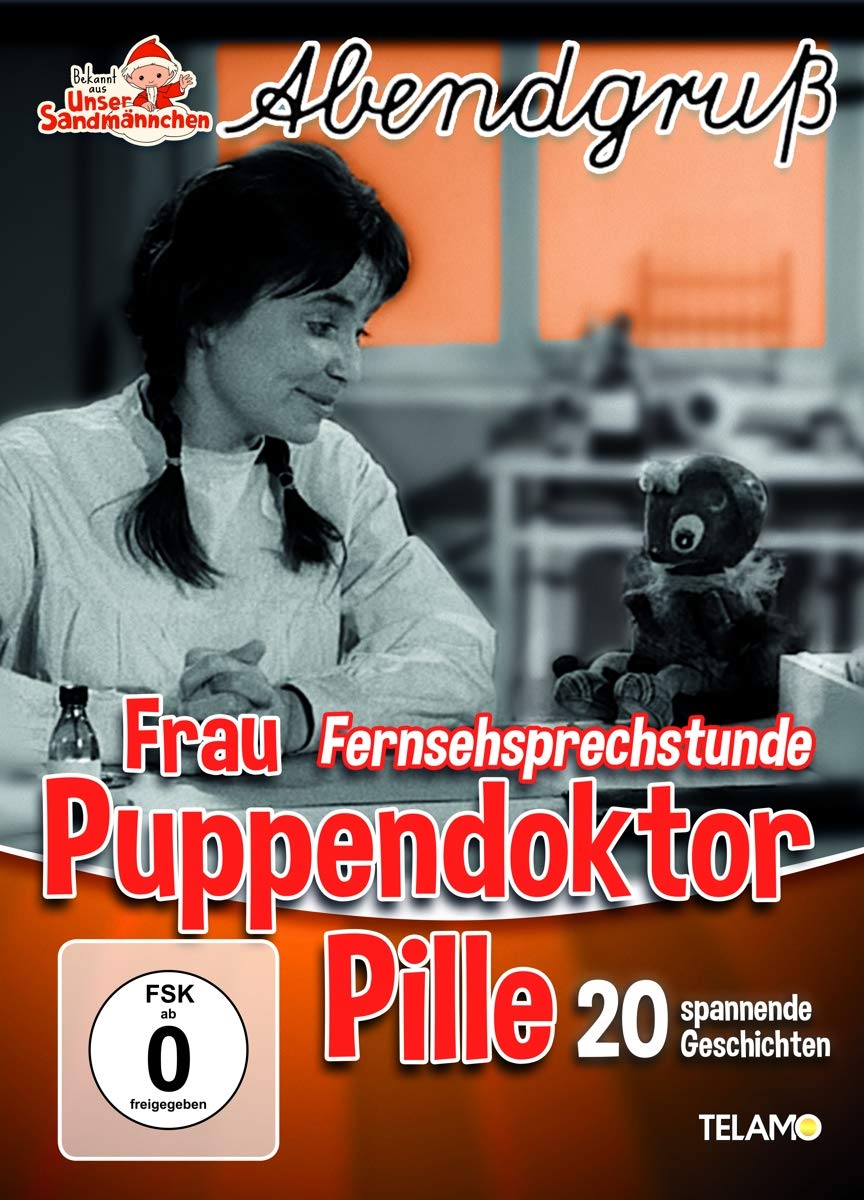 DVD de Unser Sandmännchen: Frau Puppendoktor Pille en su edición internacional de televisión