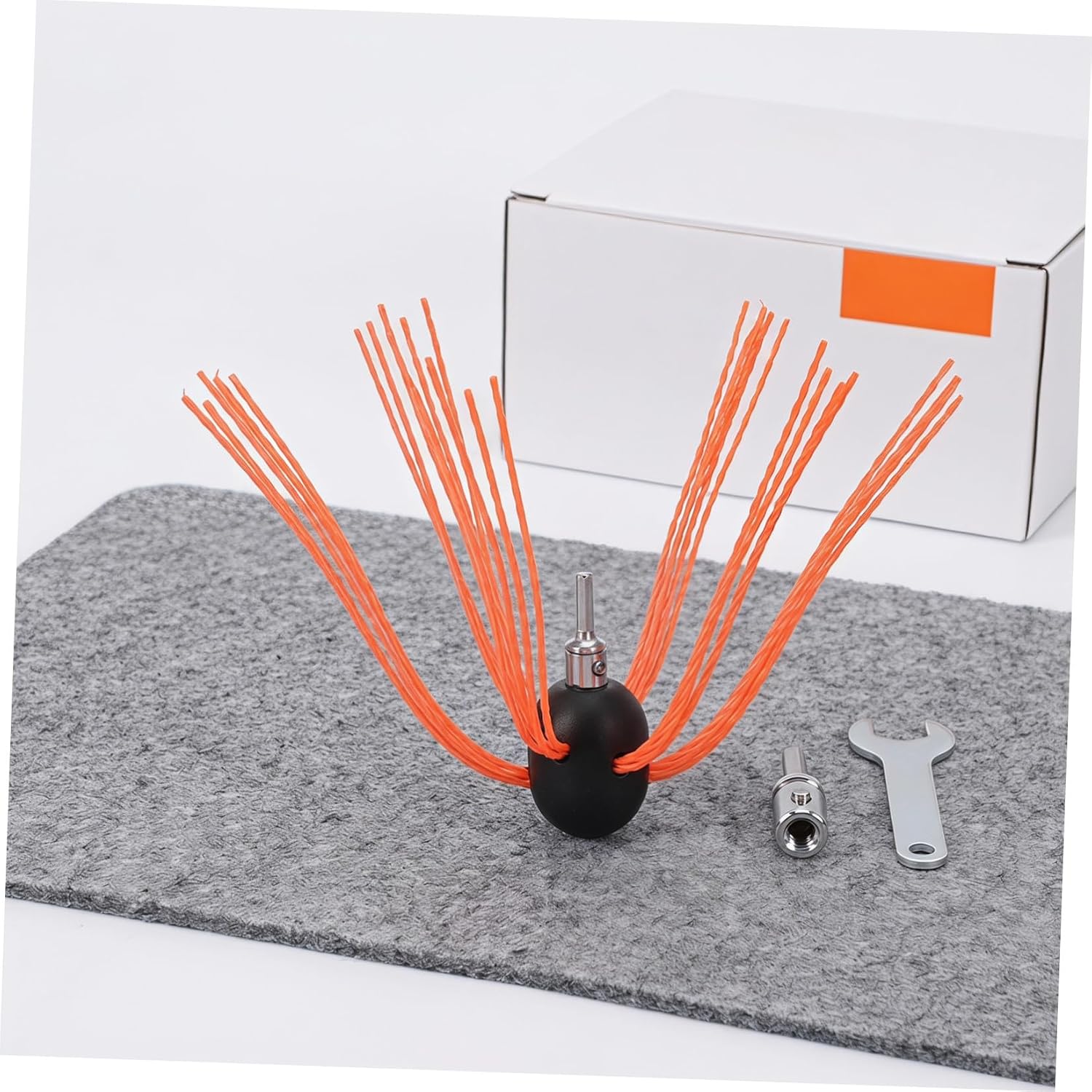 Nylon Chimney Cleaning Brush Set with Drill Adapter and Wrench