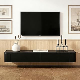 12 Living Room TV Stand Decor Ideas for a Finished Look 47 Floating TV Stand,Fully-Assembled Minimalist Floating TV Stand,Media Con...
