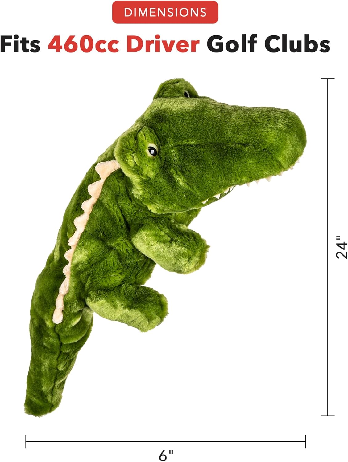 Daphne's Headcovers Alligator Driver Headcover | Premium Driver Headcovers | Funny Golf Club Covers | Stylish Protection for Your Clubs | Men's Golf Gear | Driver Headcover for Men and Women