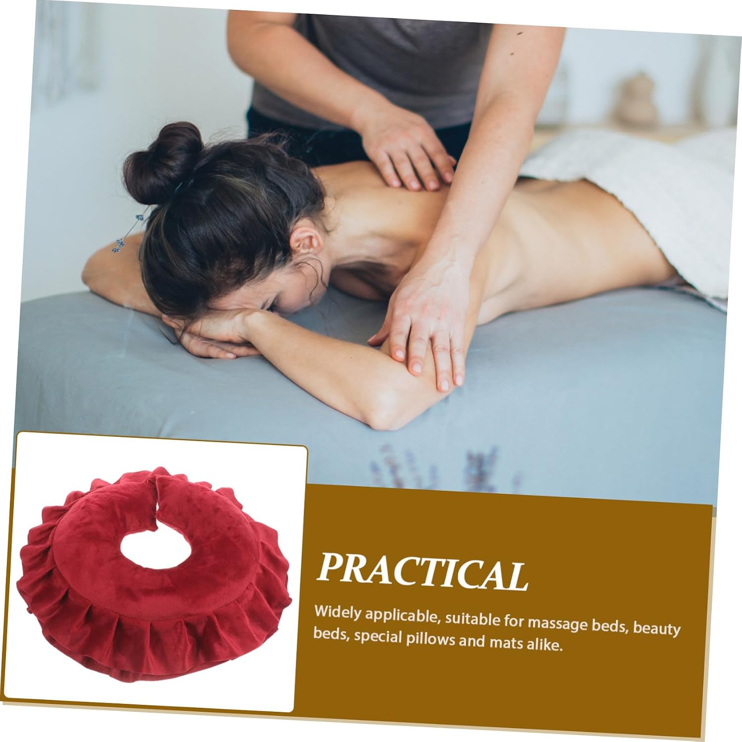 Stable Spa Massage Pillow Face Pillow Headrest for Beauty Salon Spas and Clinics