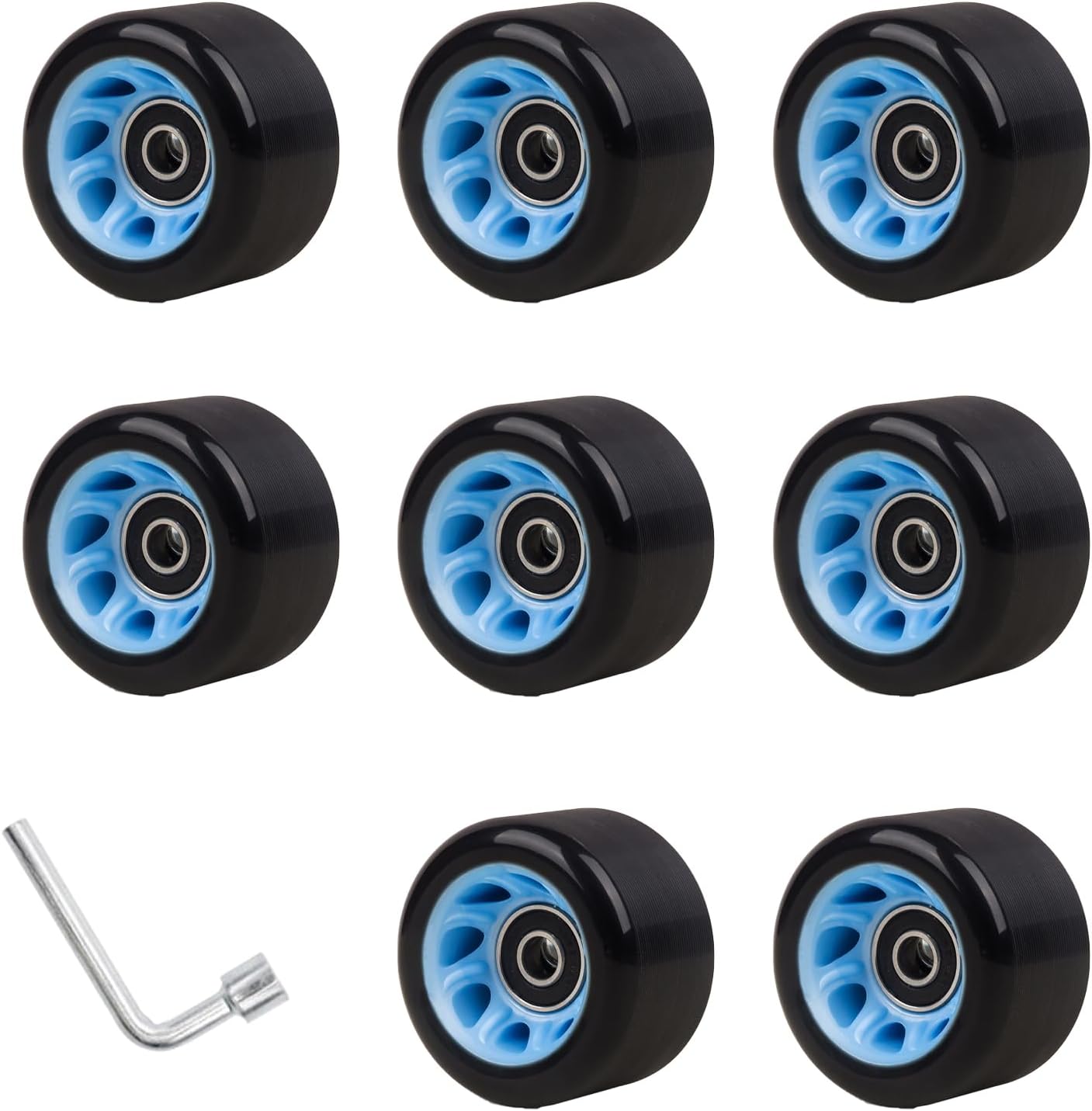 Roller Skate Wheel Replacement With Bearings Quads Roller Skate Wheel For Double Row Skate Skateboard Indoor Or Outdoor