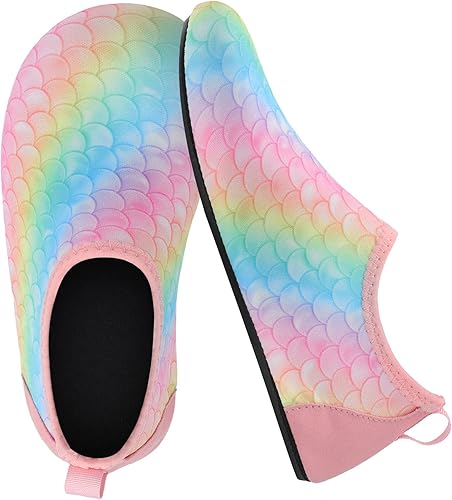 Miniatura 3 de Joinfree - Zapatos acuáticos de natación para niños y niñas, calcetines acuáticos de secado rápido, zapatos con sensación de pies descalzos para