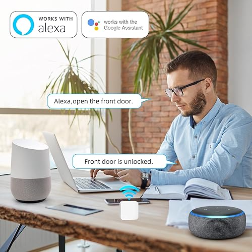 Miniatura 3 de Cerraduras inteligentes WiFi para puerta delantera, juegos de cerraduras de puerta delantera, juegos de manijas con teclados electrónicos, entrada