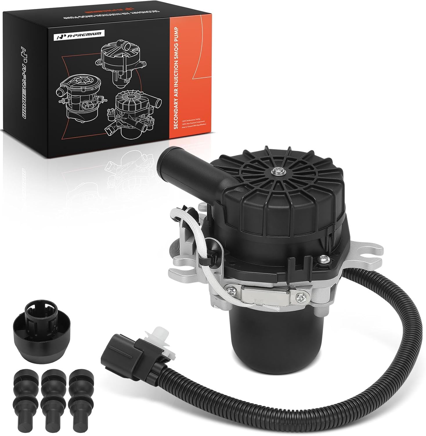 A-Premium Secondary Air Injection Smog Pump Compatible with Toyota 4Runner 2013-2024 4.0L, FJ Cruiser 2013-2014 4.0L & Lexus GX460 2014-2023 4.6L