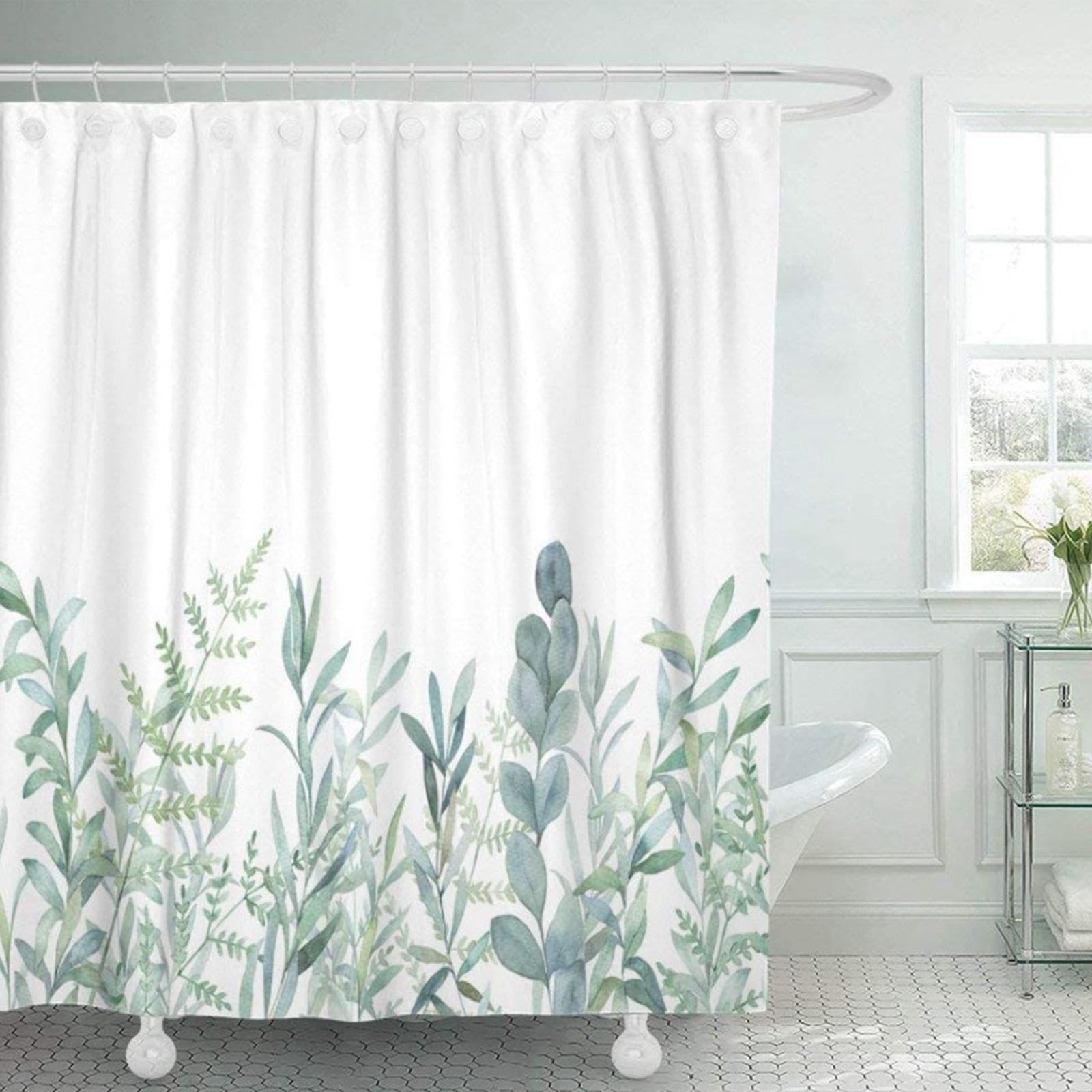 wasserdichte Duschvorhänge für Badezimmer, Badewannenvorhänge, Polyester, Badewannenabtrennung, Heim-, Hotel-, Gästehaus-Dekoration mit Haken 240x160cm/94x63in(WxH)