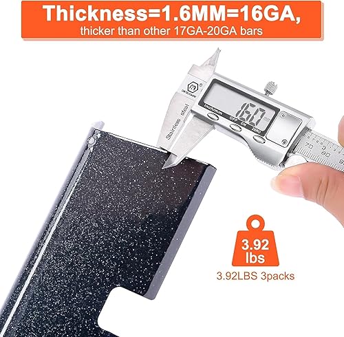 Miniatura 3 de QuliMetal Barras aromatizantes de 15.3 pulgadas para parrillas Weber GS4 Spirit II 200, Spirit II E-210, Spirit E-210, Spirit 200 Series Grills con