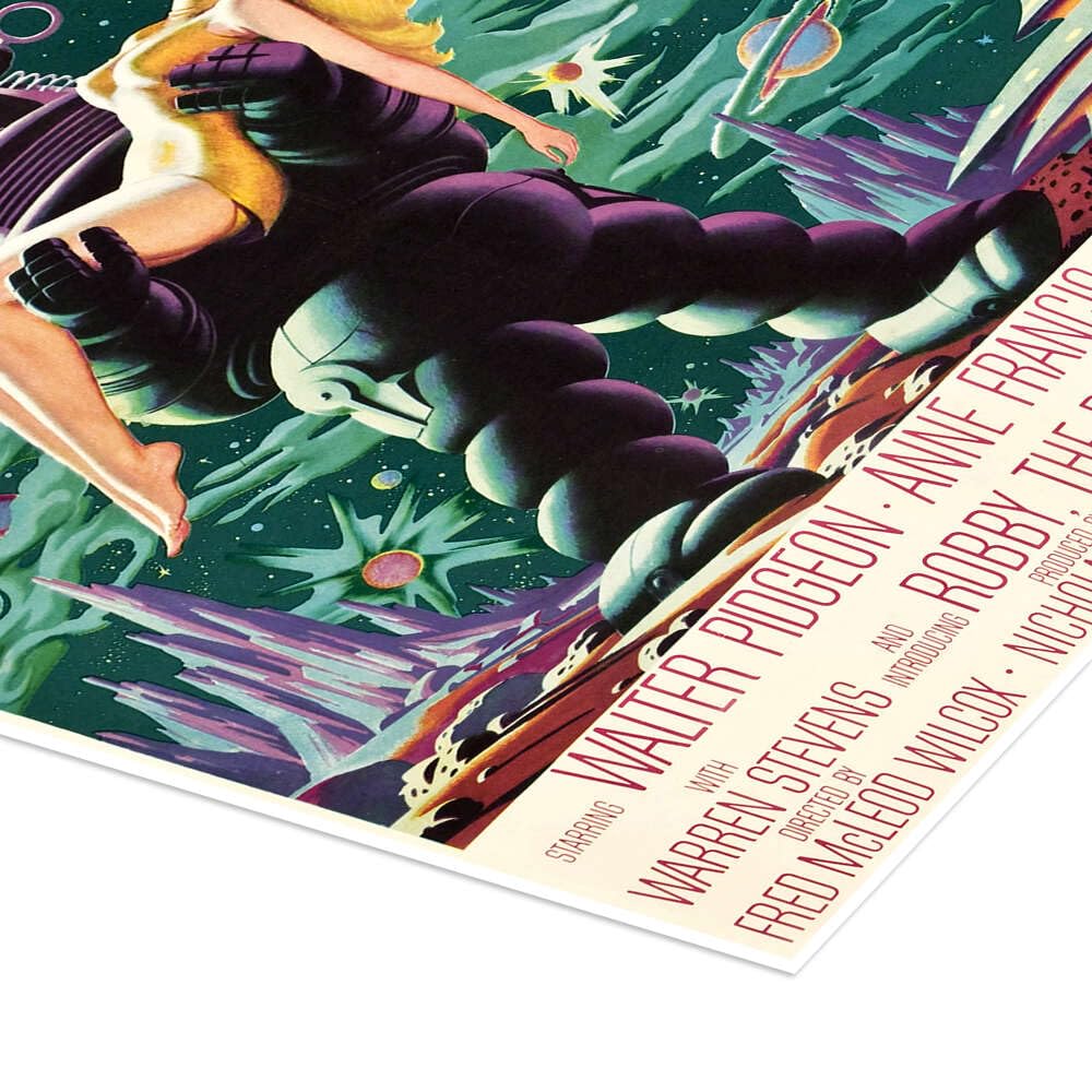 Posterlounge Planeta prohibido Póster | 100 x 150 cm Cuadros Decoración para la pared