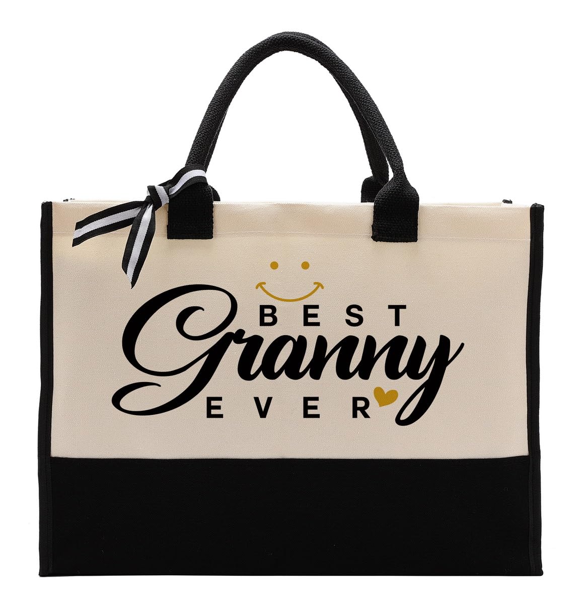 Canvas Bag for Granny, Best Granny Ever, Cotton Canvas Tote Bag, Mother's Day Gift for Granny, Granny Birthday Gift, Womens Weekend Bag, Reusable
