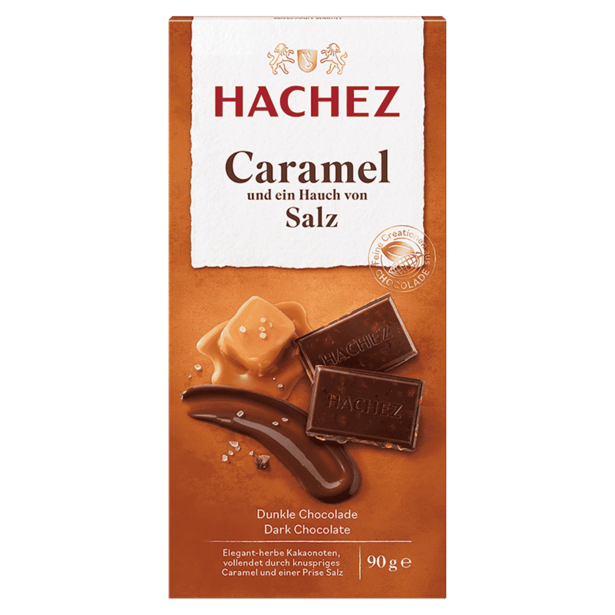 usy Bundle für Hachez Schokolade Caramel und Salz VPE (10x90g Tafel) + usy Block