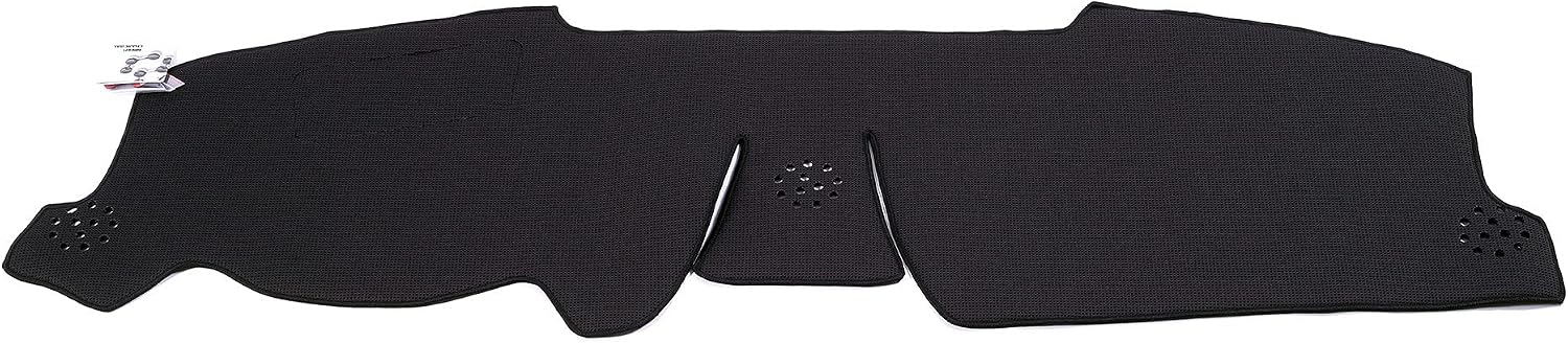 WellVisors Black Dash Mat Dashboard Cover Compatible with Toyota GR Supra 2020-2024