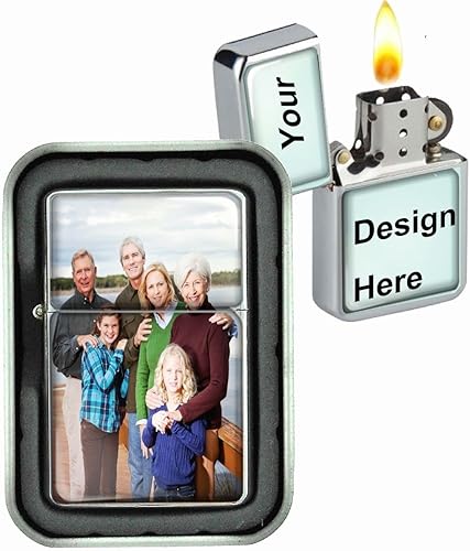 Miniatura 4 de Rasta Flip Top Mechero S2 fumador cigarrillo fumador incluye estuche plateado Reggae Lion Jamaican Colors 420 hojas