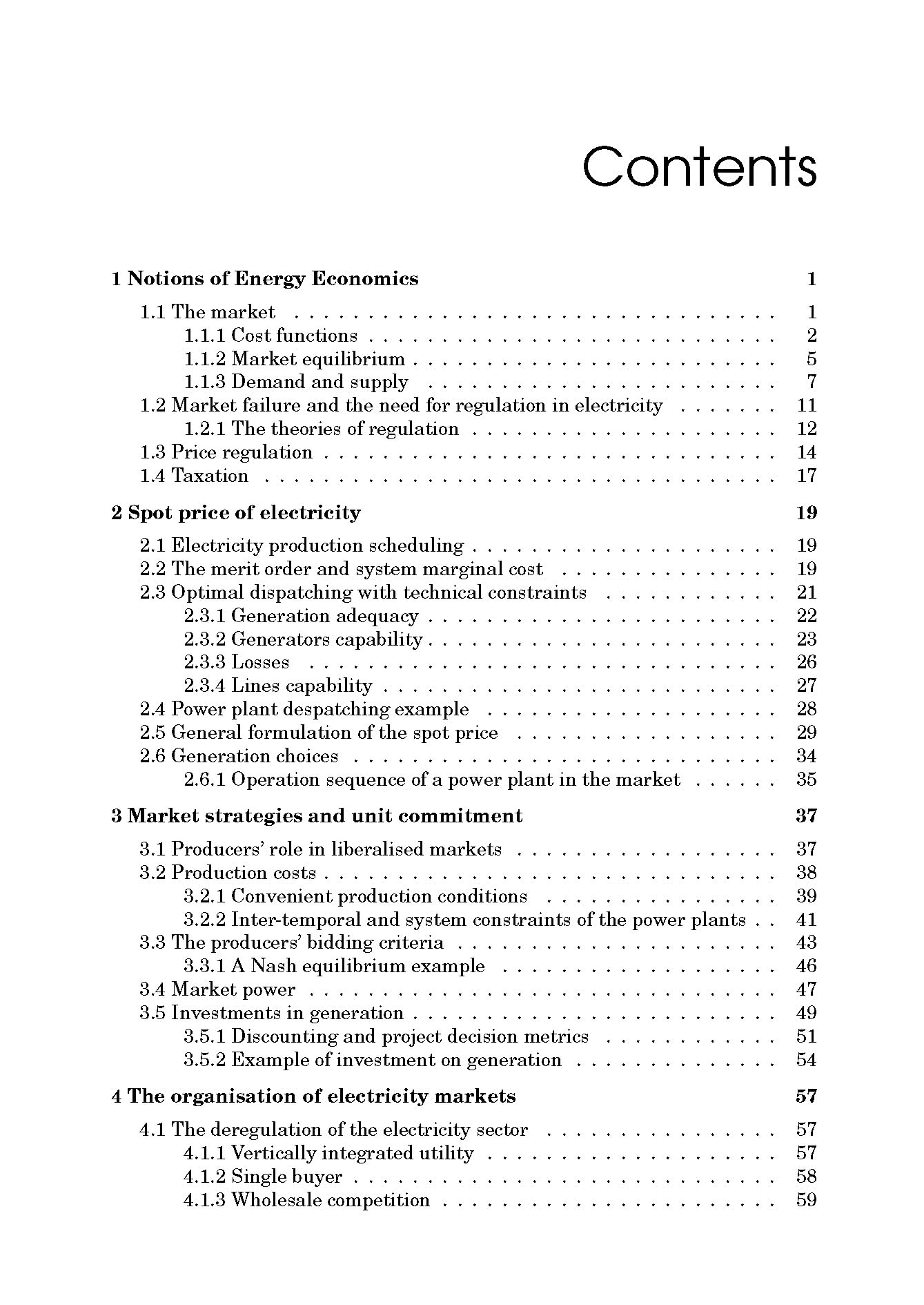 Principles of Electricity Markets Economics