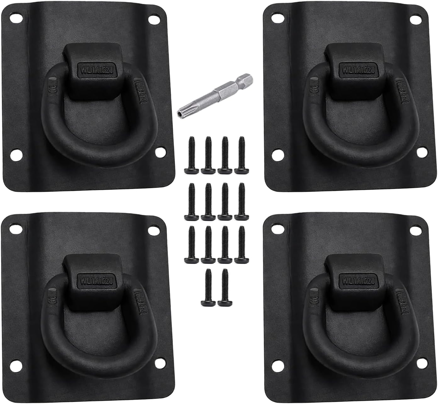 Replacement Parts Compatible with Ford F150 F250 F350 Truck Bed Tie Down Anchors - Heavy Duty 4 Pack for 2015-2025 Models & Raptor 2026, Replace FL3Z-99000A64-B & FL3Z-9928408-AB