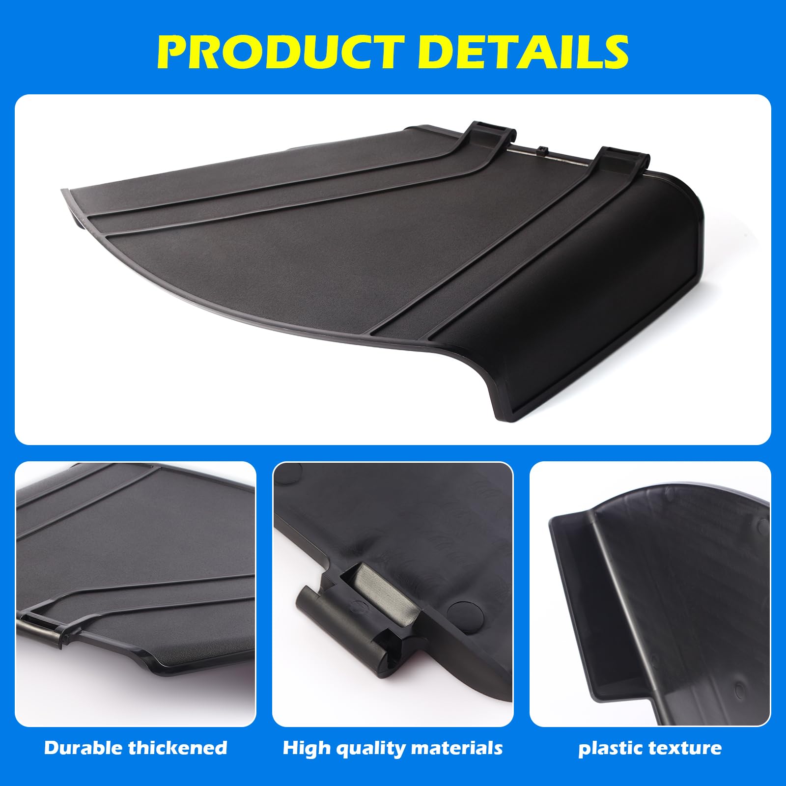 138-7502 - Protector deflector de cortacésped compatible con QZE725GKC42200 QZE725GKC50200 QZS735GKC54200, para cortacésped Toro y Exmark Quest de 42 a 60 pulgadas Serie 50, Quest Serie S 54