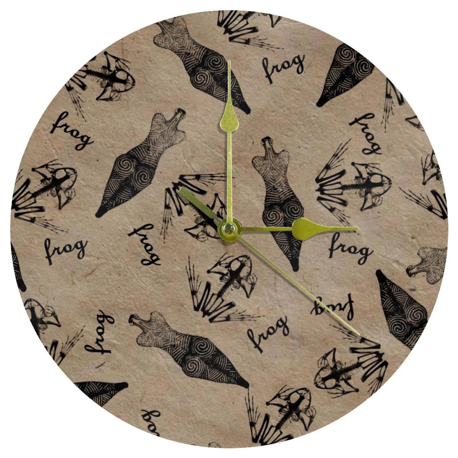 Horloge murale de qualité supérieure en acrylique finition soignée pour salon moderne