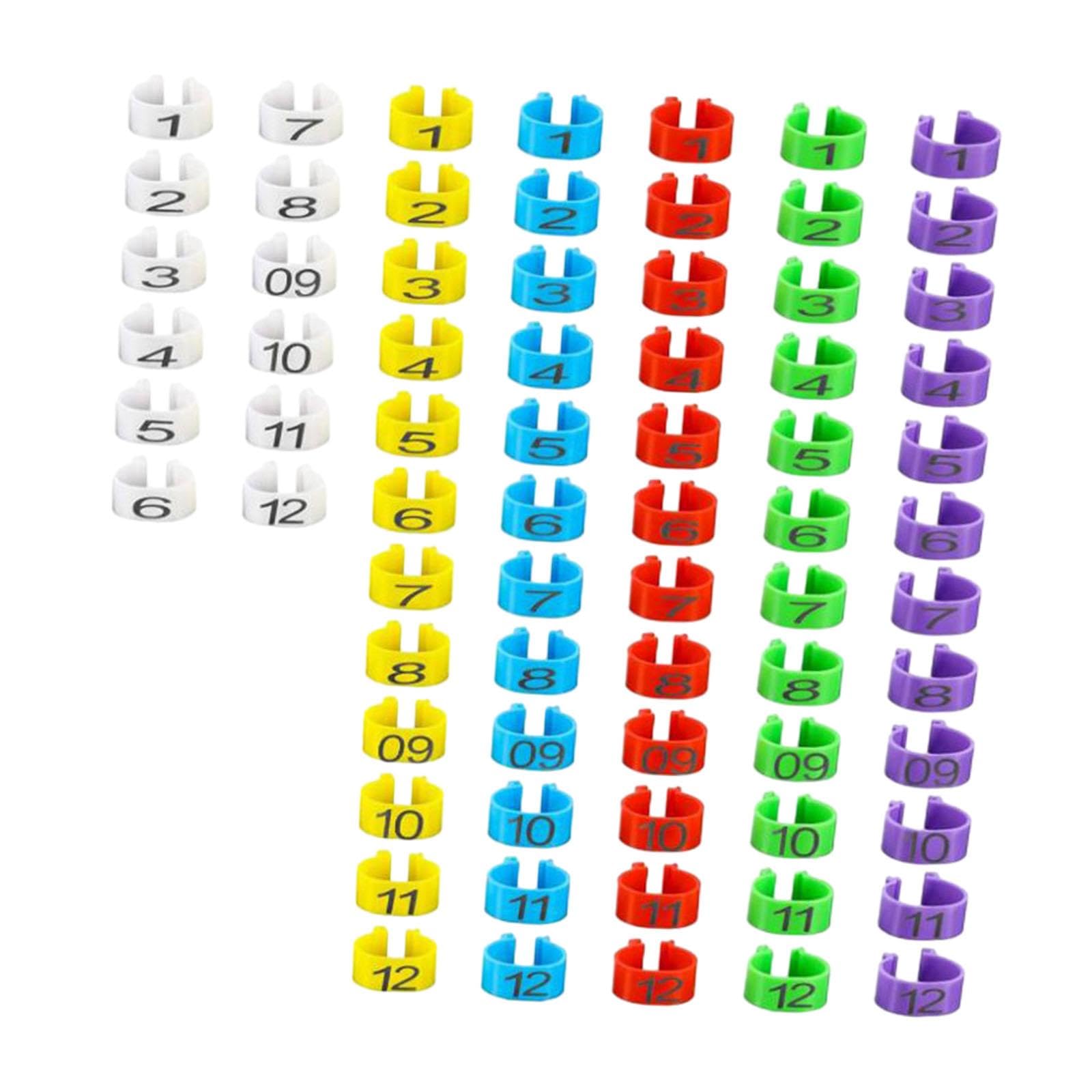 ATORSE 100Pcs Bird Leg Bands Bird Identification Leg Bands for Small Poultry Quails-image-33
