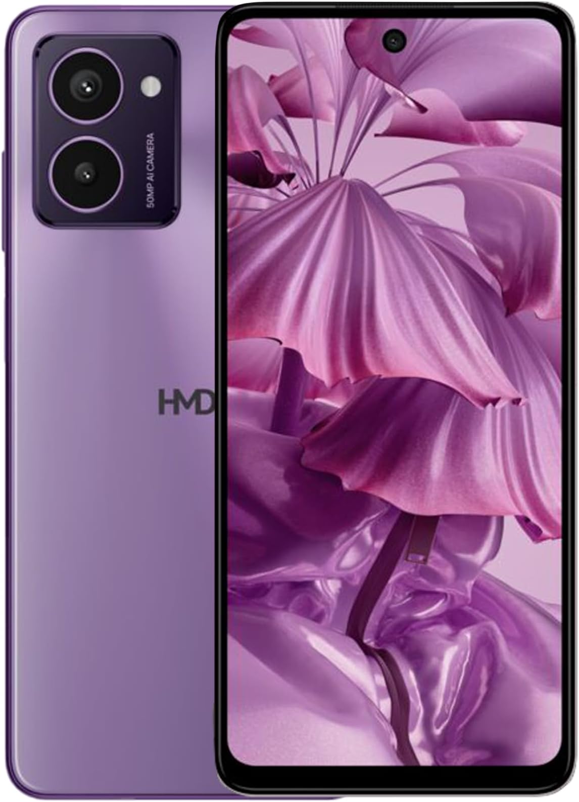 Pulse Pro | 4G | 6.56” HD+ Smartphone | Android 14 | 50MP Dual camera | 50MP selfie camera | 8GB/256GB Storage | up to 59 hours battery | OZO audio | Easy Repairability | Dual SIM | Lavender