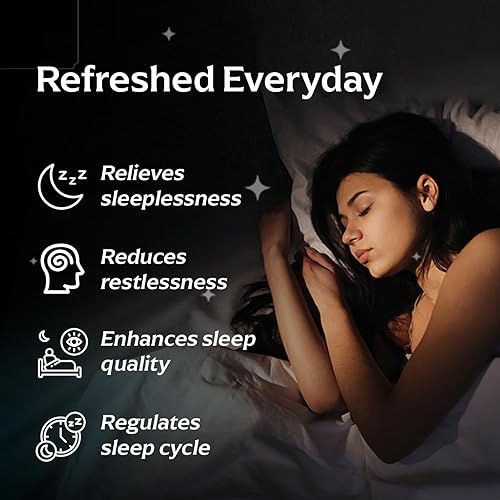 Miniatura 2 de Tiras de melatonina (5 mg) para dormir, 30 (paquete de 3)  Ayuda a mejorar el ciclo del sueño, la calidad del sueño y alivia el jet lag  con hierbas