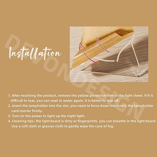 Miniatura 6 de Luz nocturna personalizada con texto de fotos, luz nocturna personalizada para mascotas, luz nocturna conmemorativa con foto de perro personalizada