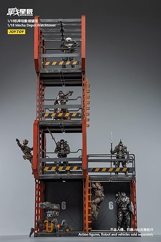 Miniatura 8 de 1/18 JoyToy Building Depot: Watch Tower modelo militar de juguete para figuras de acción JoyToy escala 1/18 Ver Torre
