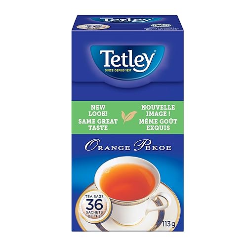 Tetley Orange Pekoe Black Tea - 36 Tea Bags, 113 Grams, Kosher, Contains Caffeine - 36 Tea bags