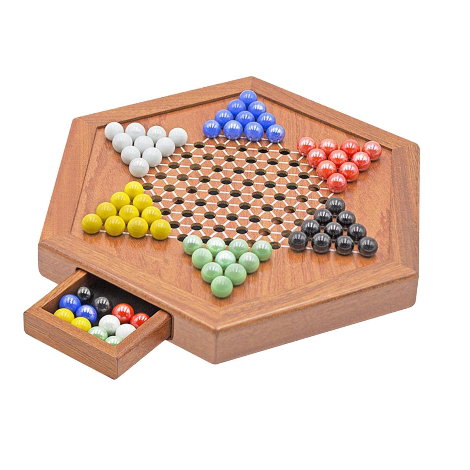 Harilla Dames Chinoises Traditionnelles avec Jeu de Société à Tiroirs Set, Perles en Acrylique
