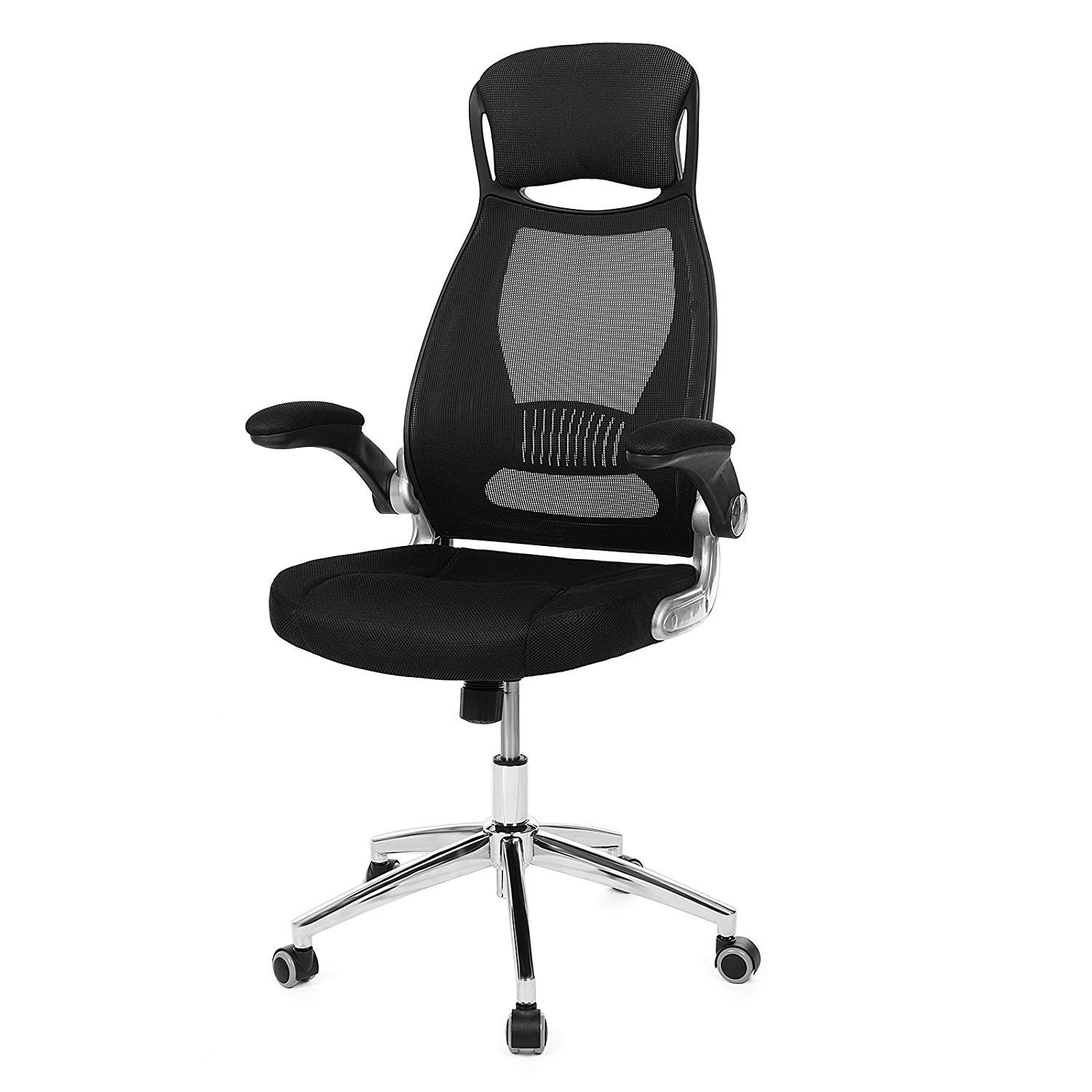 Krzesło biurowe Krzesło biurowe, Wytrzymałe, Wygodny kształt litery V, Średnie oparcie, Praca w domu, w biurze, Gry komputerowe Krzesło biurowe, Ergonomiczna konstrukcja, Mechanizm przechylania,