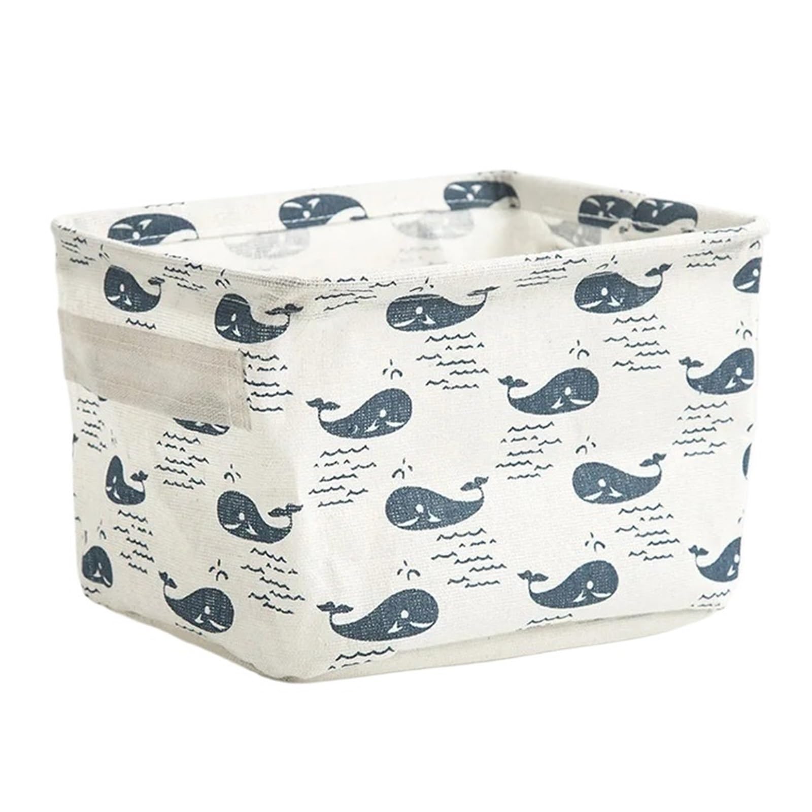 EWUHYFP Storage Boxes Toy Storage Fabric Foldable Basket Cotton And Hemp Desktop Box Small Fresh Waterproof(Color9)