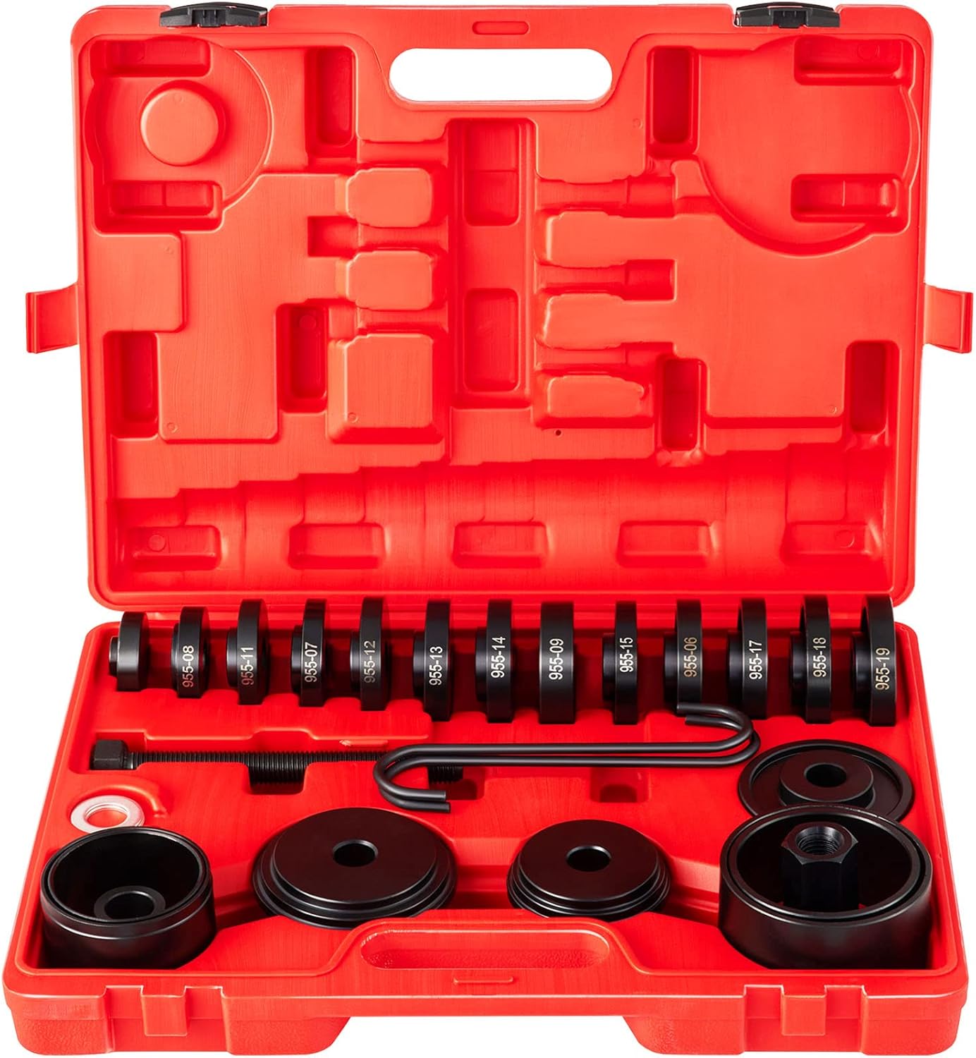 VEVOR FWD Front Wheel Drive Bearing Adapters Puller, 25 PCS, 45 Steel