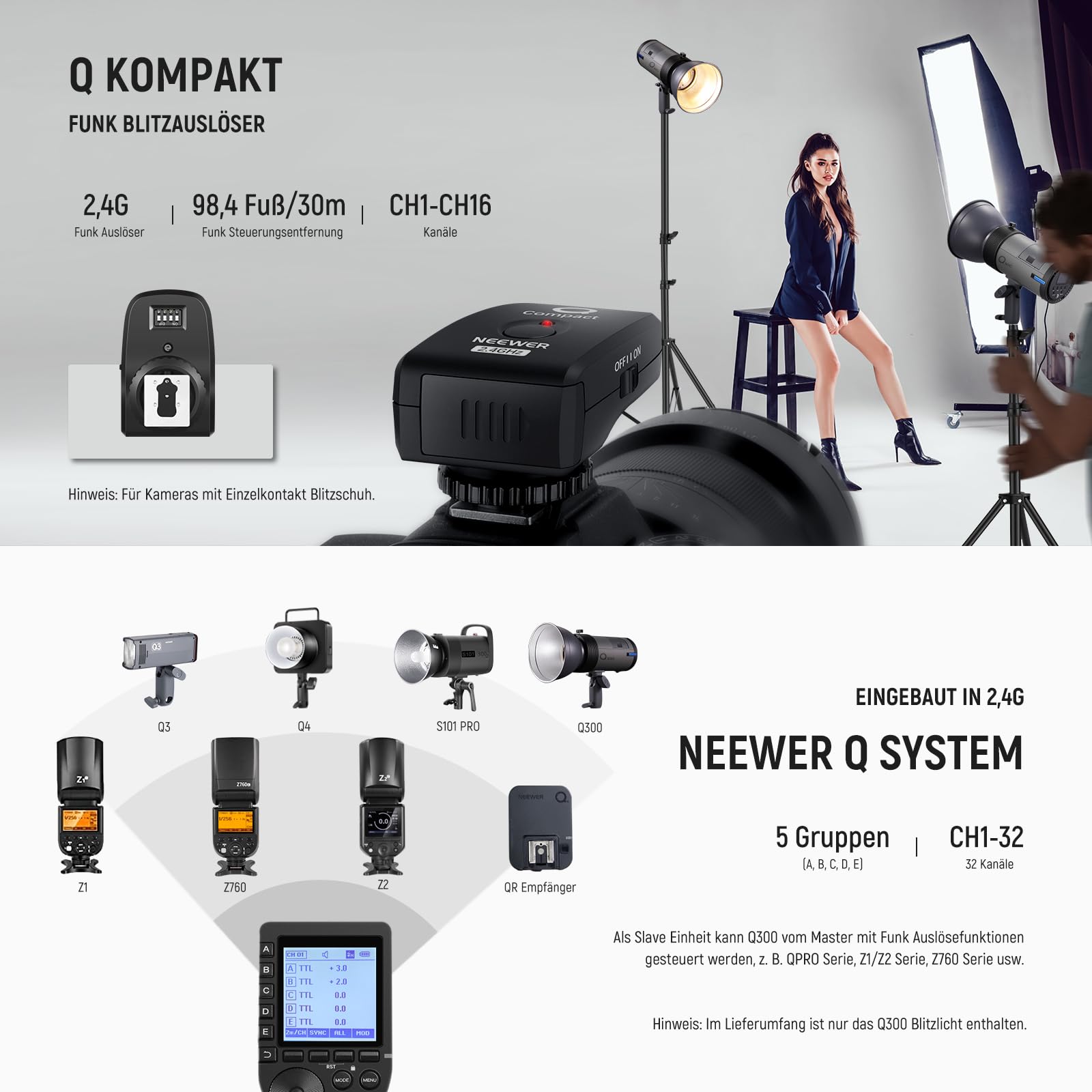 Neewer Q300 300Ws 2 – Bild 6