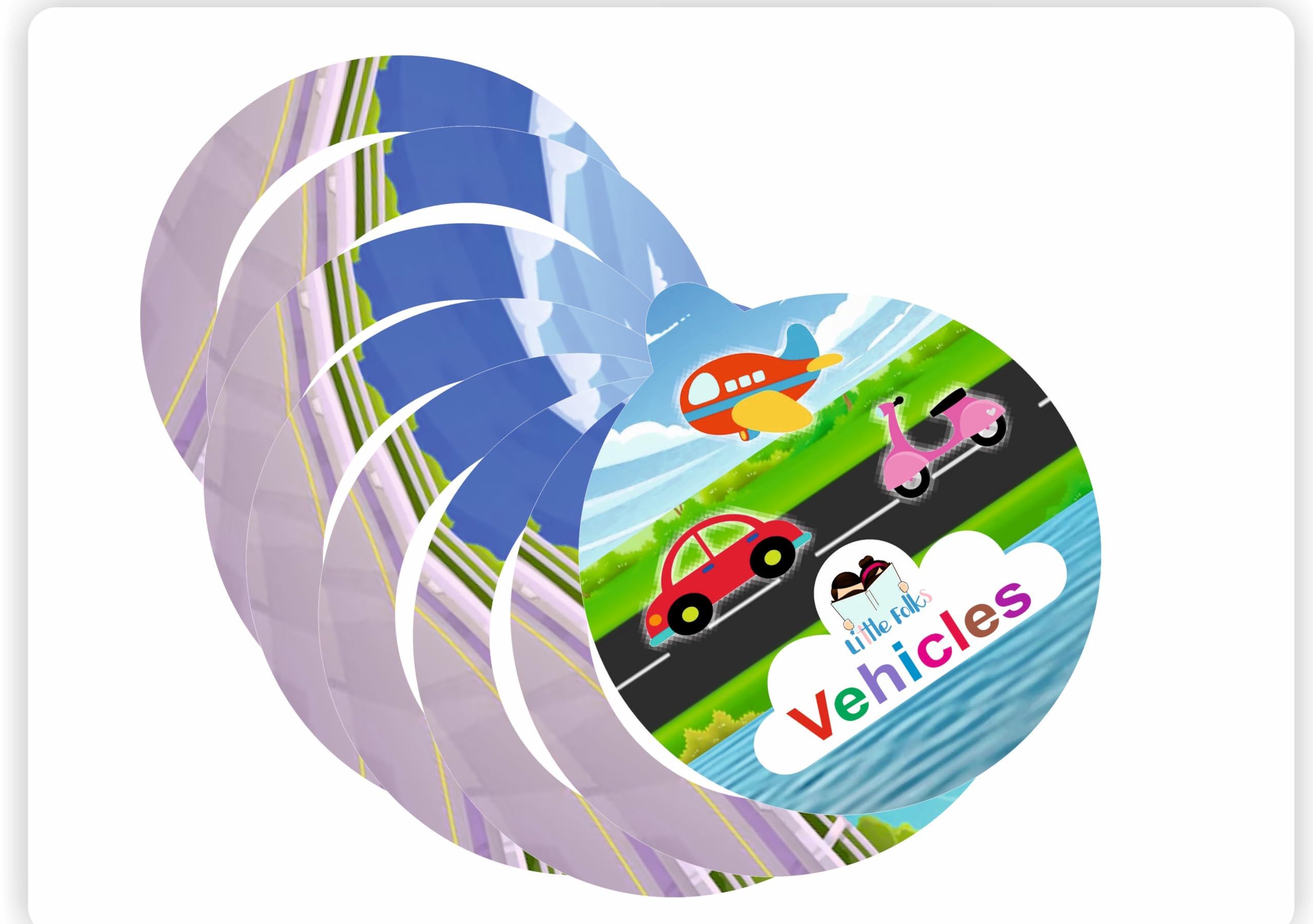 LITTLEFOLKS Preschool Learning Activity Book Set | Vehicle Velcro Flash Cards & Affirmations Book | Montessori Educational Toy for Early Learning | Gifts for Kids Ages 1-6 | Play & Learn Concept (B0D3TMMPFV) Amazon Price History, Amazon Price Tracker