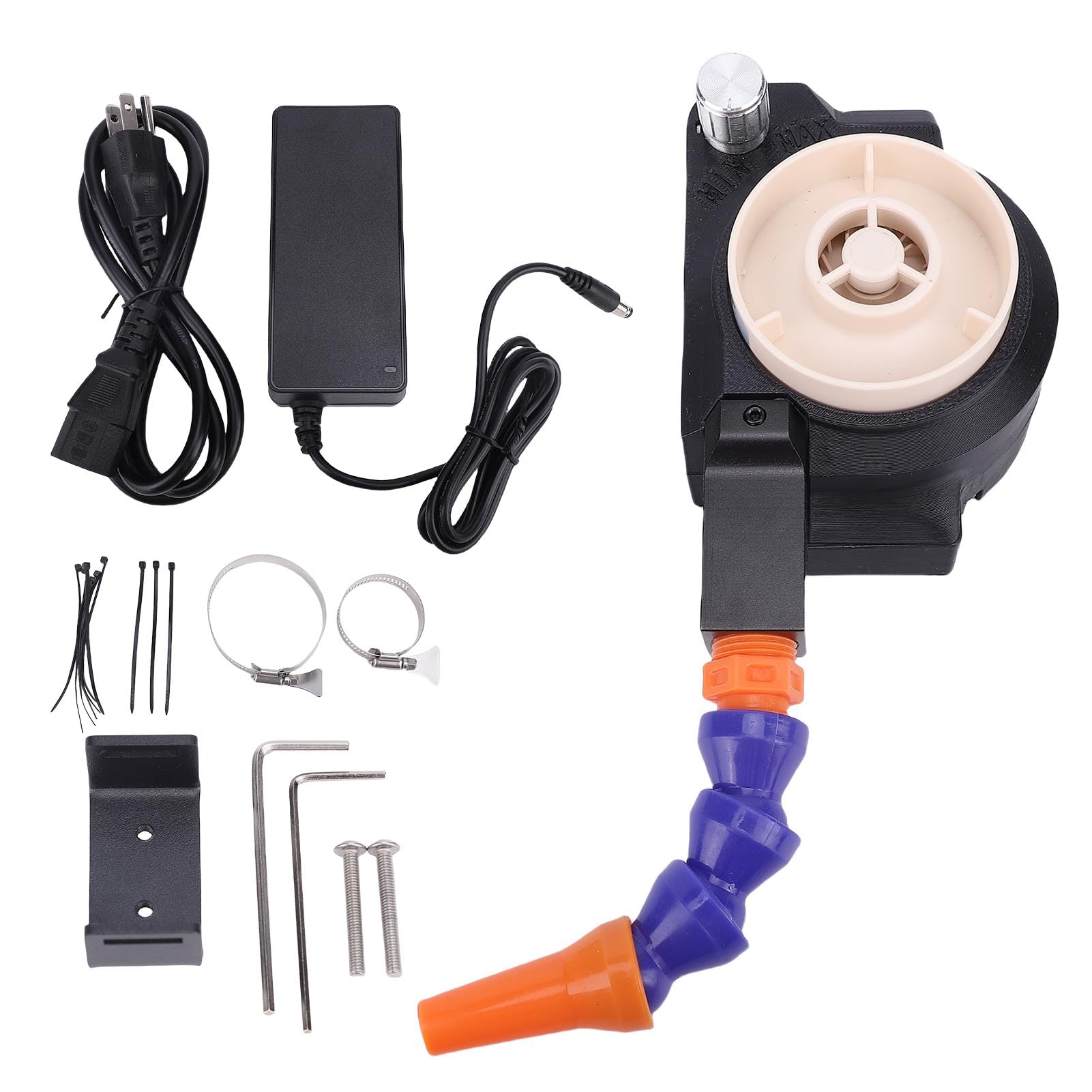 Fafeicy Zestaw Chłodzenia Powietrzem 500 W, Zestaw Chłodzenia Powietrzem 500 W dla Wrzecion o średnicy od 27 Mm do 76 Mm Kompatybilny z Wrzecionami TTC6050 TTCH40 (Wtyczka UE (100-240 V))