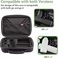Vista 3 de Funda para Hypervolt GO 2/Hypervolt GO, funda de transporte impermeable resistente a los golpes para Hyperice Hypervolt GO and Go 2 dispositivo