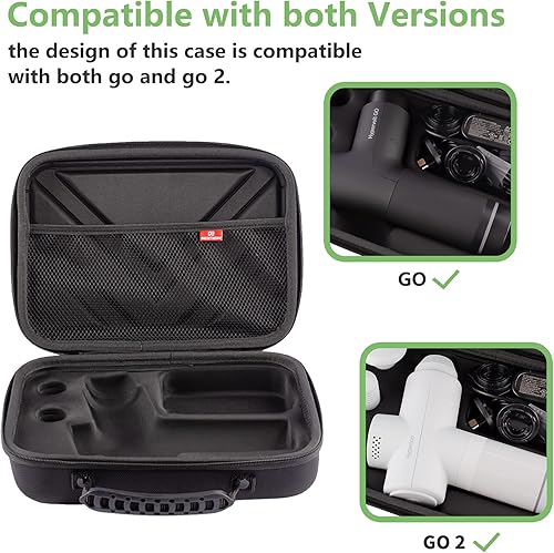 Miniatura 3 de Funda para Hypervolt GO 2/Hypervolt GO, funda de transporte impermeable resistente a los golpes para Hyperice Hypervolt GO and Go 2 dispositivo de