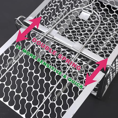 Miniatura 3 de Jaula humana en vivo, trampa para ratones, control de captura de ratas, cebo de caza de supervivencia para interiores y exteriores, pequeños