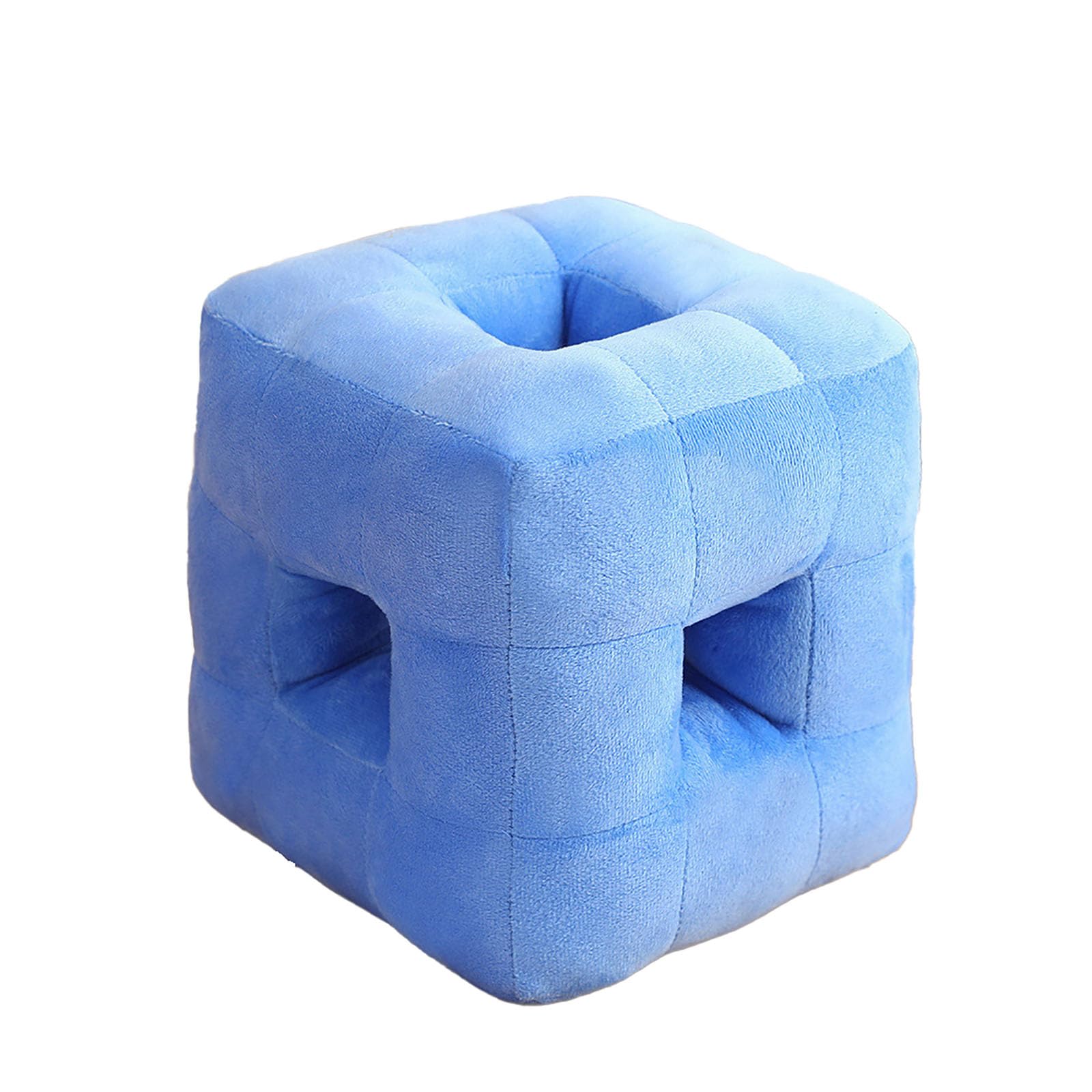 OWKAY Cube Nap Sleeping Pillow For Office Bread Neck Pillow with Hand Warmer kid School Vote Sleeping on Table Creative gift Brown