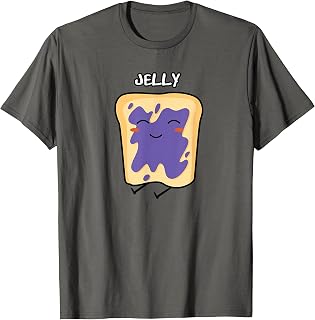 Peanut Butter and Jelly Matching Couple Best Friend Gift T-Shirt