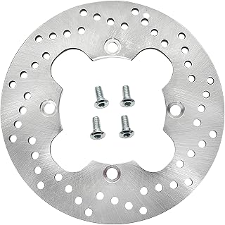 M MATI Rear Brake Disc Rotor with Stud Bolt for Honda TRX400 TRX400EX Sportrax 1999-2008 TRX400X 2009 2012-2014 43251-HN1-003 90105-MK5-000
