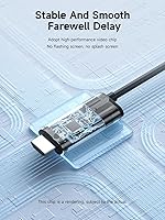 Vista 7 de Hagibis Switch Dock para Nintendo Switch OLED, adaptador de cable USB C a HDMI con HDMI 4K a 30Hz, suministro de energía de 100 W, adaptador tipo C