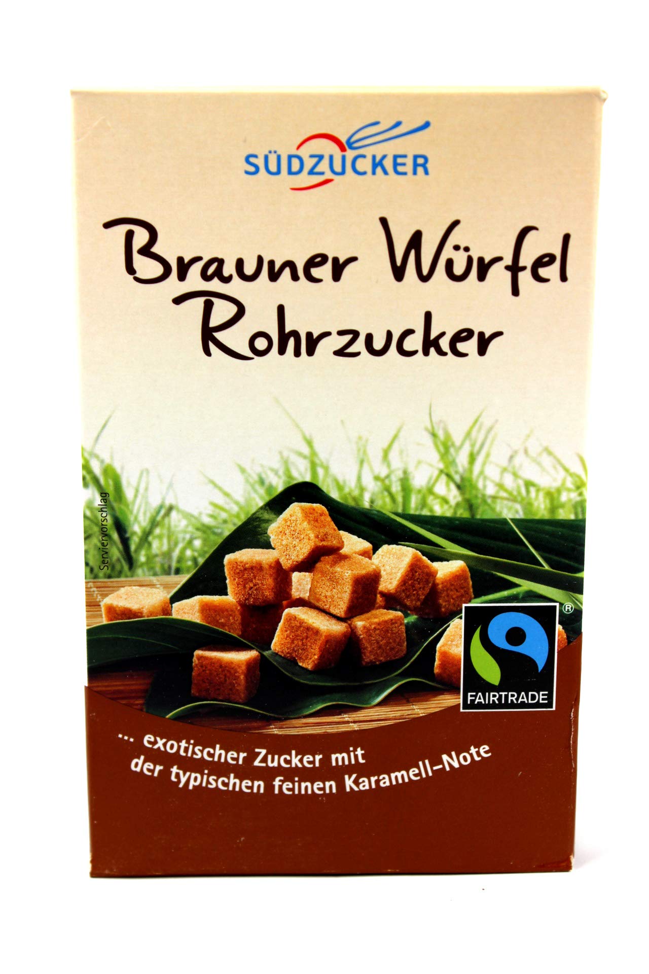 Südzucker Brauner Würfel Rohrzucker Fair Trade, 10er Pack (10x500 g)