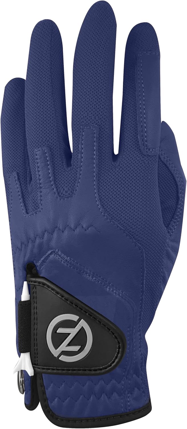Zero Friction Men's Cabretta Elite Golf Gloves, Universal-Fit One Size